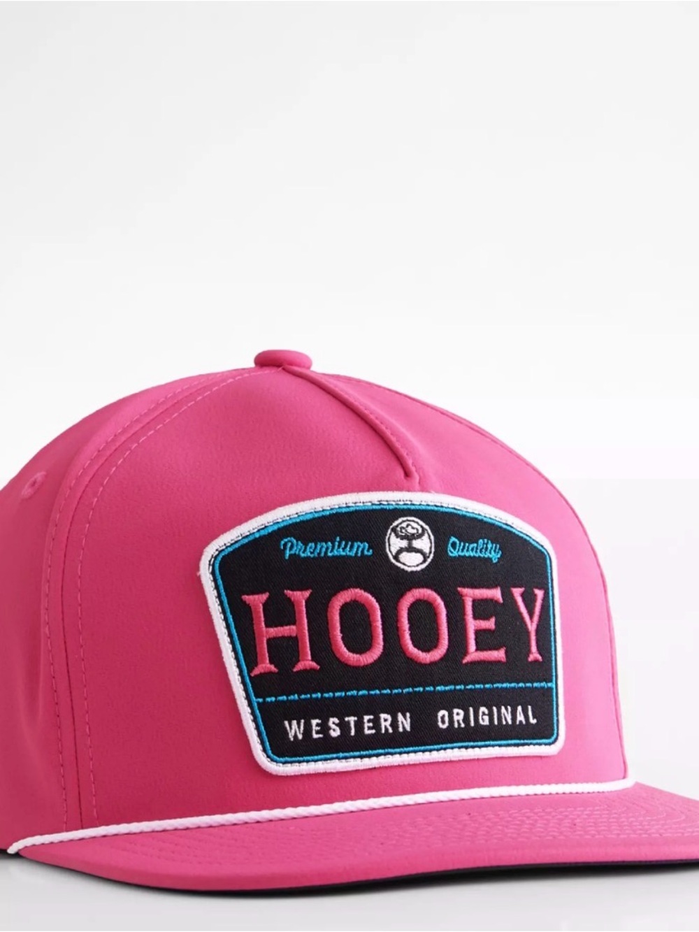 Hooey Hot Pink Patch Front Trucker Hat